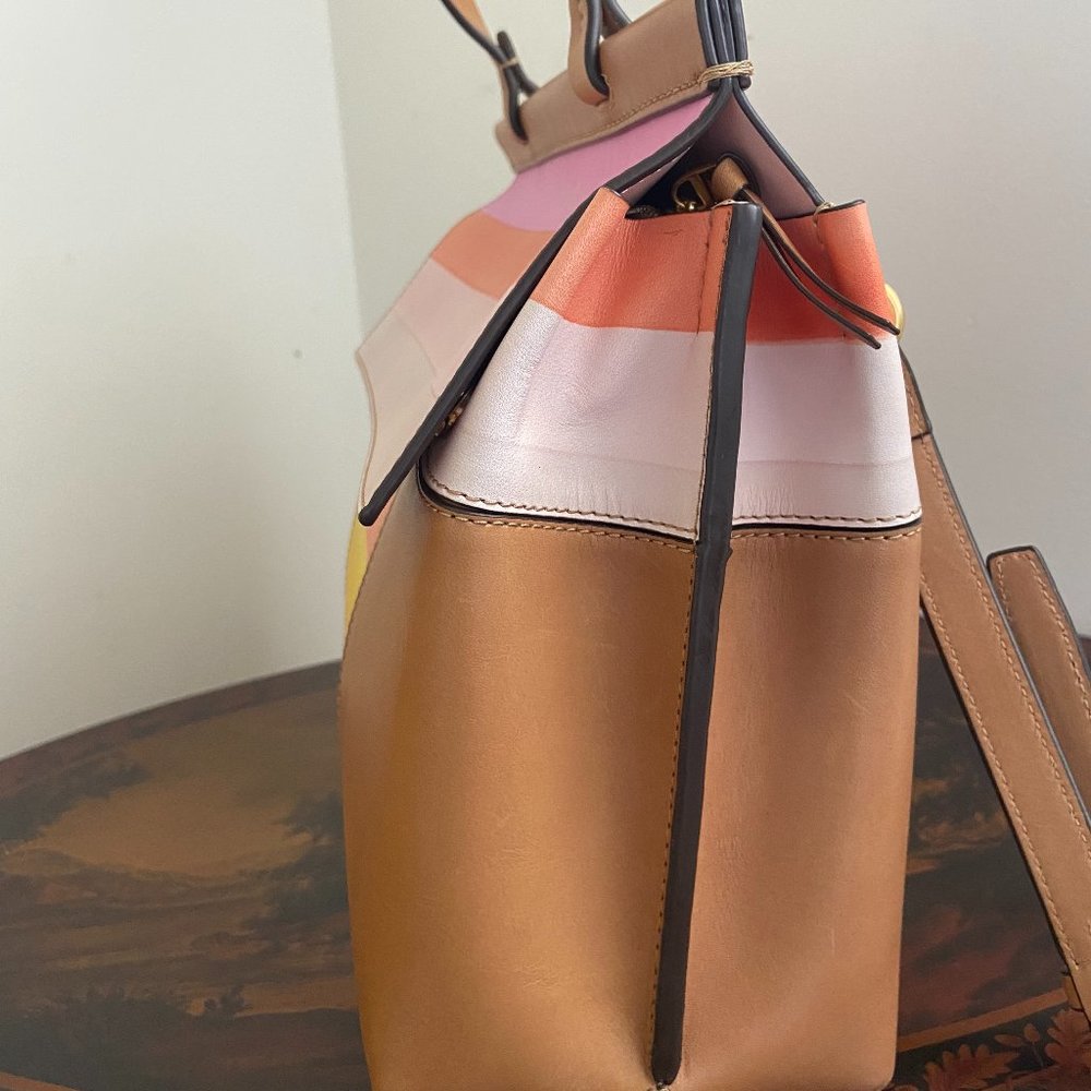Tory Burch Block T Degrade Satchel - Picture 3 of 10